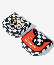 Load image into Gallery viewer, Shocker Skull Leather Golf Mallet Putter Cover
