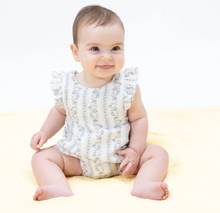Load image into Gallery viewer, Kimberly Floral Stripe Sunsuit
