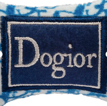 Load image into Gallery viewer, Royal Blue &amp; White Dogior Dog Bone Toy by Haute Diggity Dog

