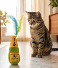 Load image into Gallery viewer, Kitty Clicquot Bottle &amp; Caviar Plush Catnip Toys by Haute Diggity Dog
