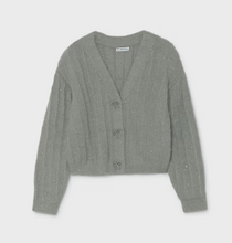 Load image into Gallery viewer, Mayoral Girls Sequins Knit Cardigan
