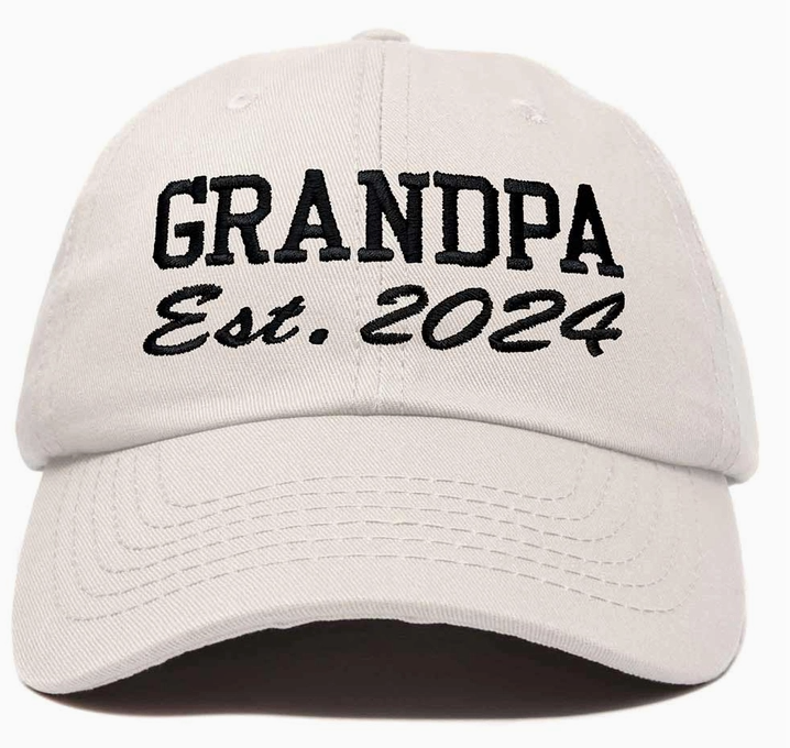 Grandpa Established 2024 Hat