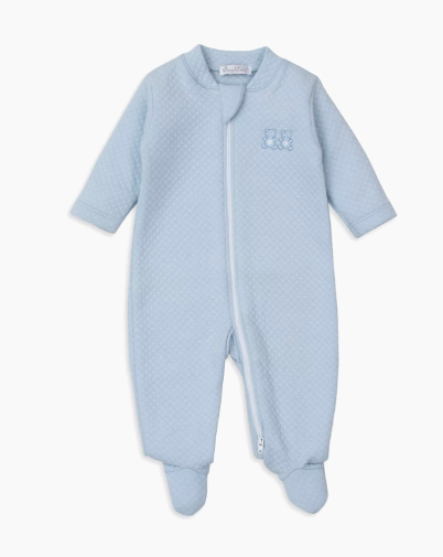 Kissy Kissy Jacquard Zip Footie