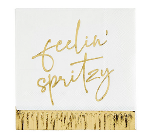 Cocktail Napkin with Fringe - Feelin’ Spritzy