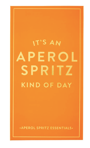 Barware Book Box - It's an Aperol Spritz Kind of Day