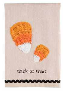 Halloween Crochet Tea Towel