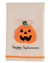 Load image into Gallery viewer, Halloween Crochet Tea Towel
