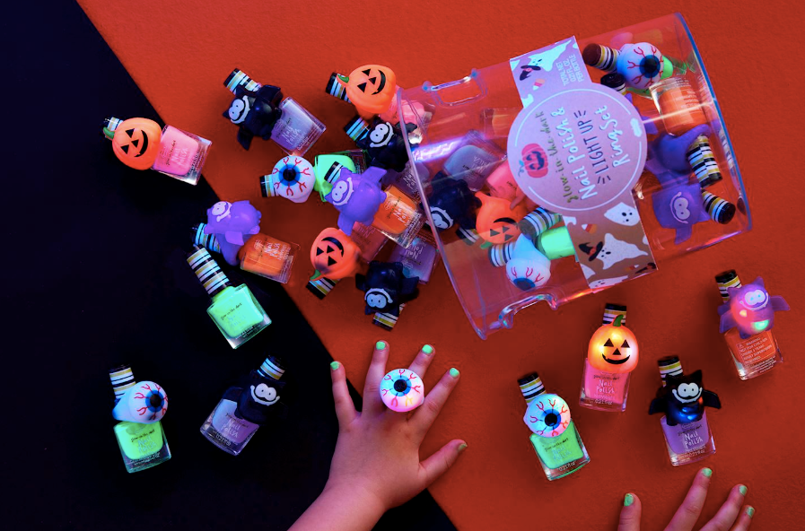 Halloween Nail Polish & Ring Sets