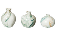 Load image into Gallery viewer, Stoneware Vases with Marbled Design
