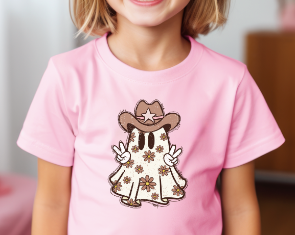 Kids Cowboy Ghost Tee