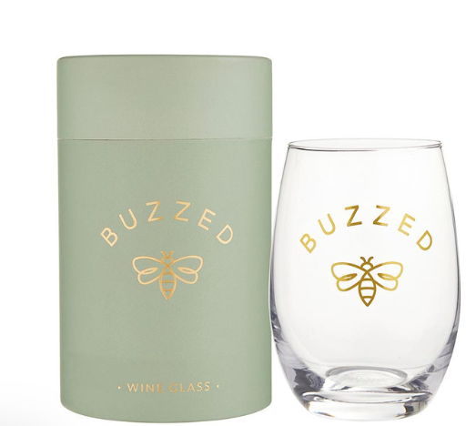 Stemless Wine Glass - Buzzed