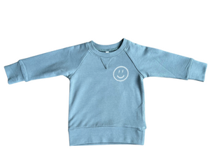 Boy's Smiley Raglan Sweatshirt