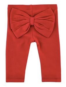 Leggings - Red Bow