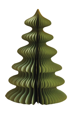 Paper Folding Honeycomb Tree w/ Gold Glitter – Wish