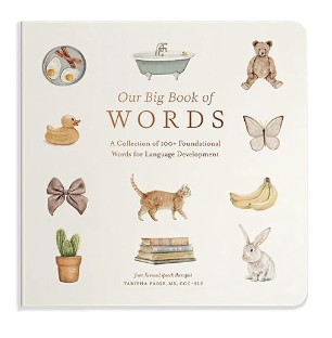 Our Big Book of First Words: A Collection of 100+ Foundational Words for Language Development