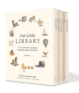 Our Little Library: A Foundational Language Vocabulary Board Book Set for Babies