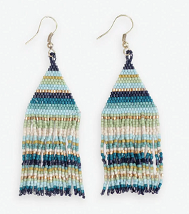 Lexie Stripe Fringe Earring