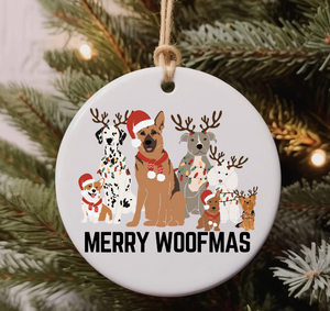 Merry Woofmas Ornament