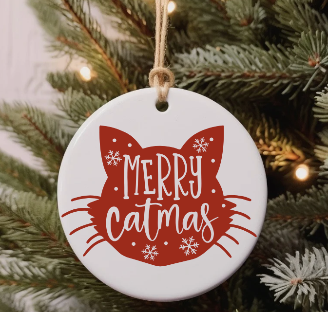 Merry Catmas Ornament