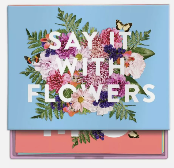 Say It With Flowers Greeting Assortment Notecard Box