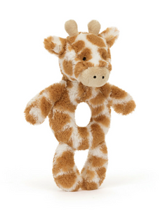 Jellycat Bashful Giraffe Ring Rattle