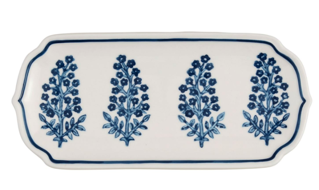 Block Print Everything Tray