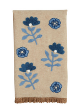 Load image into Gallery viewer, Embroidered Floral Towel
