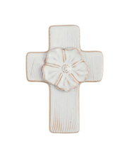 Load image into Gallery viewer, Ceramic Flower Cross
