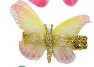 Sheer Butterfly Clips