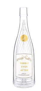 Acrylic Champagne Bottle + Glasses