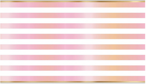 Foil Paper Table Runner - Birthday Stripe
