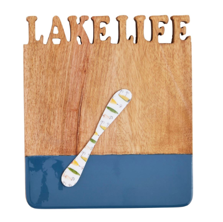 Lake Life Word Cut Out Board