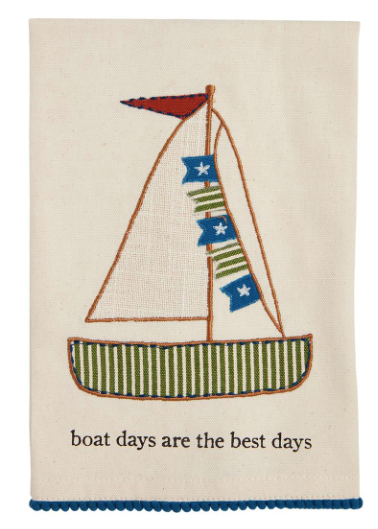 Lake Applique Towels