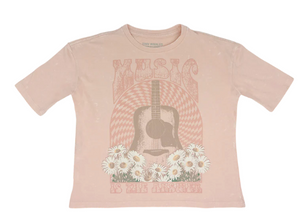 Girls Music Tee