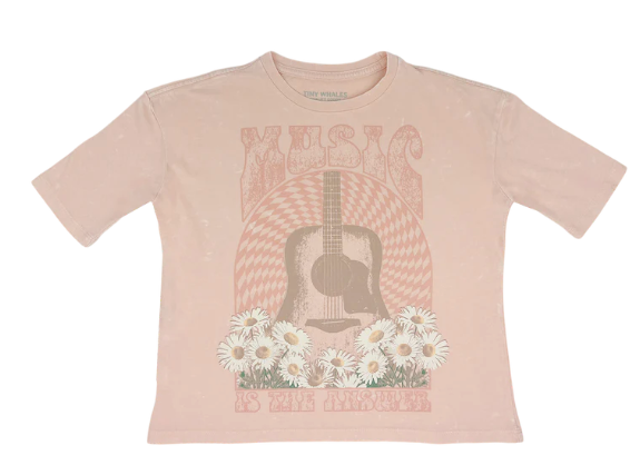 Girls Music Tee