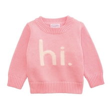 Load image into Gallery viewer, Hi Baby Sweater

