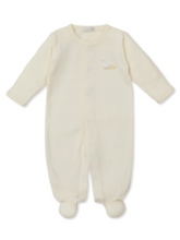 Load image into Gallery viewer, Kissy Kissy Premier Hand Embroidered Snap Footie
