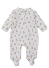 Load image into Gallery viewer, Kissy Kissy Jacquard Zip Footie
