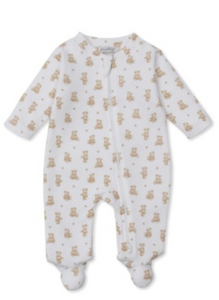Kissy Kissy Jacquard Zip Footie