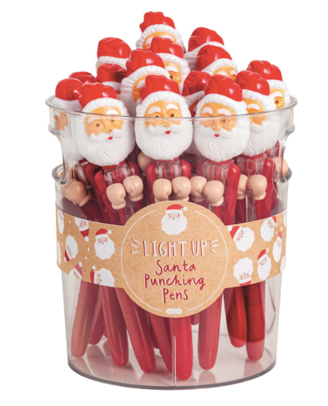 Santa Light-Up Punching Pens