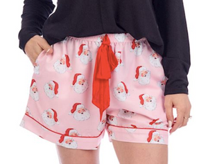 Women's PJ Shorts w/ Bow Waist