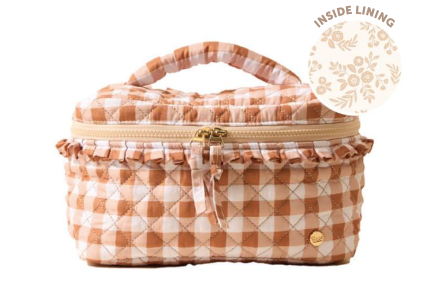 Glam & Go Quilted Cosmetic Bag