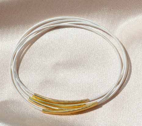 Dia Tube Charm Bracelets
