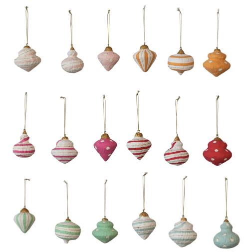 Handmade Paper Mache Ornament