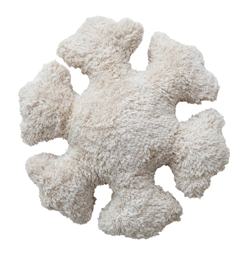 Tufted Snowflake Shaped Pillow