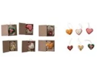 Handmade Wool Felt Heart Ornament