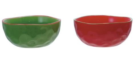 Stoneware Organic Shaped Bowl