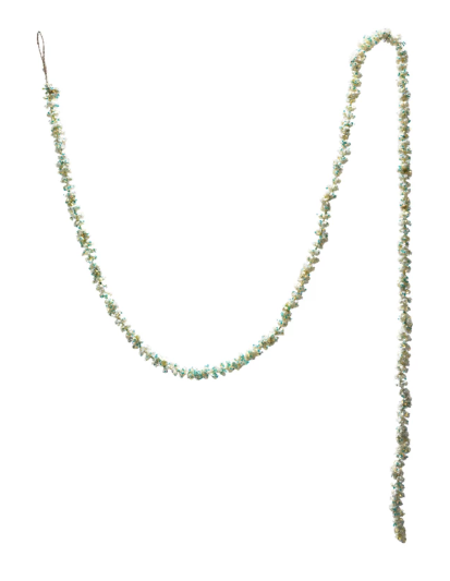 Foam Garland with Iridescent Glitter