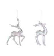 Iridescent Deer Ornament