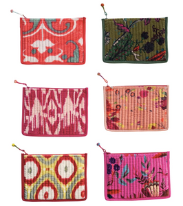 Zip Flat Pouch w/ Interior Pockets